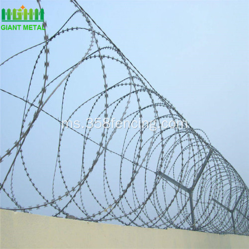 Wayar Barbed Razor Hot Galvanized